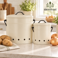 Farmhouse Vegetable Bins, Set of 2