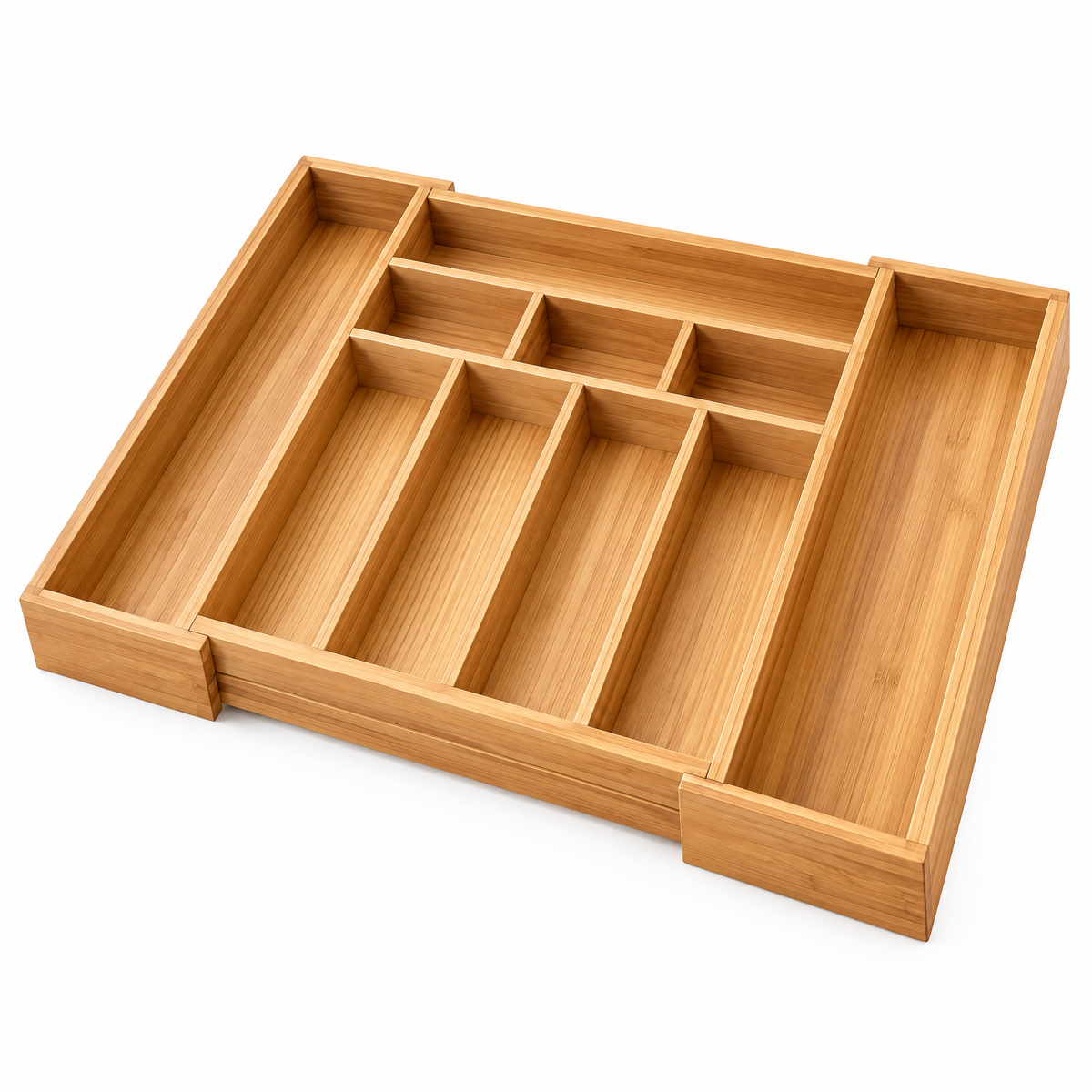 Expandable Wood Flatware Organizer