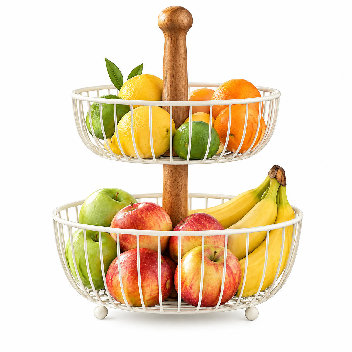 Two-Tier Farmhouse Fruit Basket