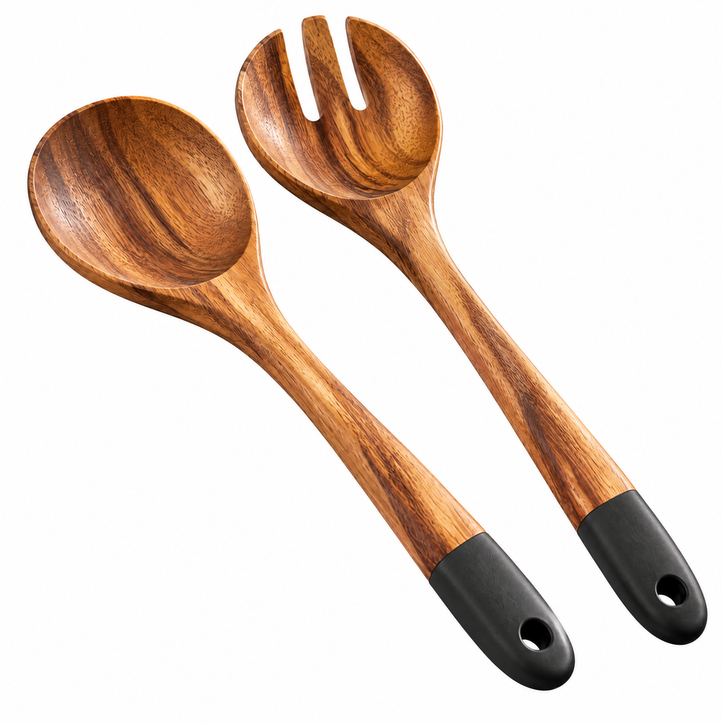 Wood Salad Servers, 2-Piece