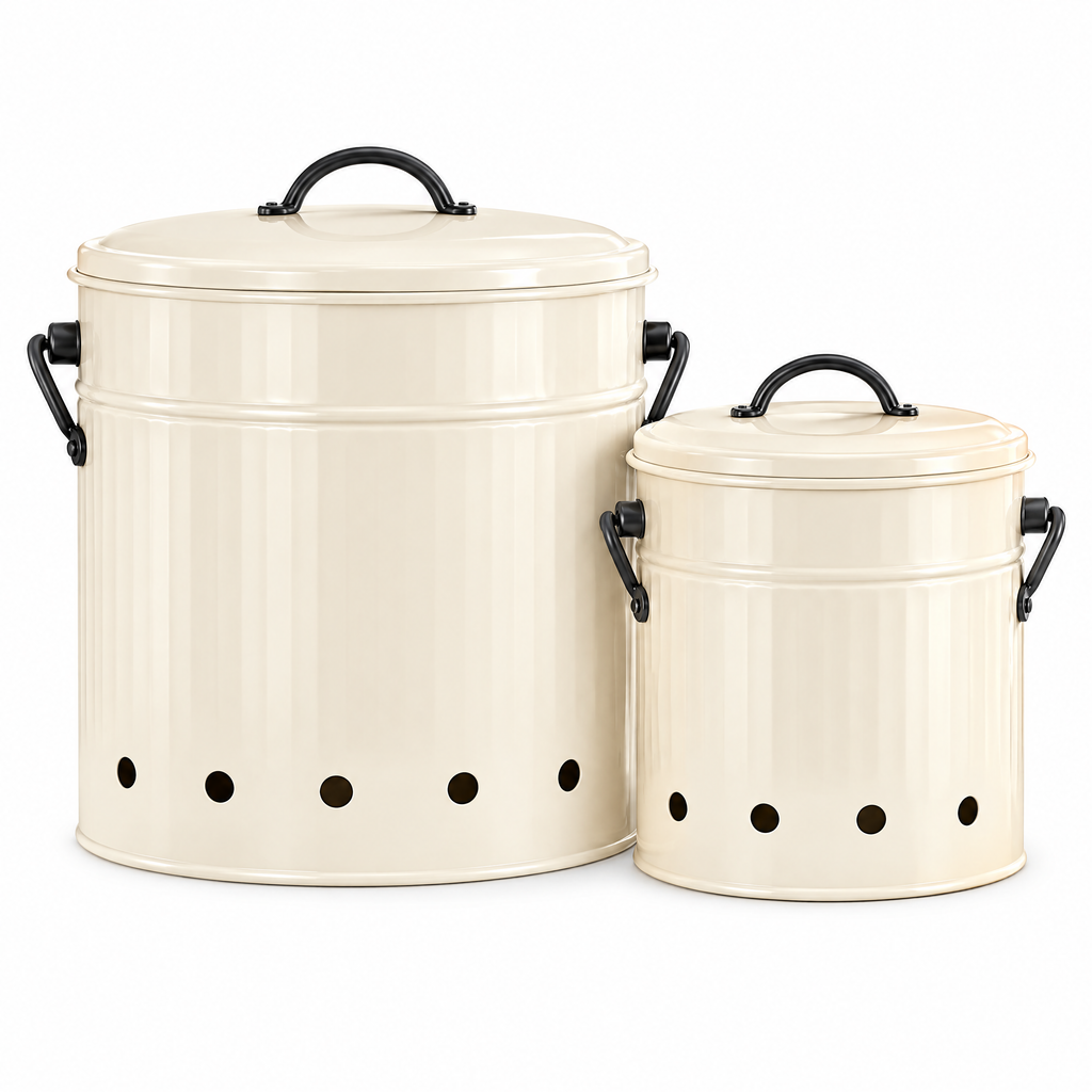 Farmhouse Vegetable Bins, Set of 2