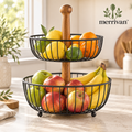 Two-Tier Farmhouse Fruit Basket