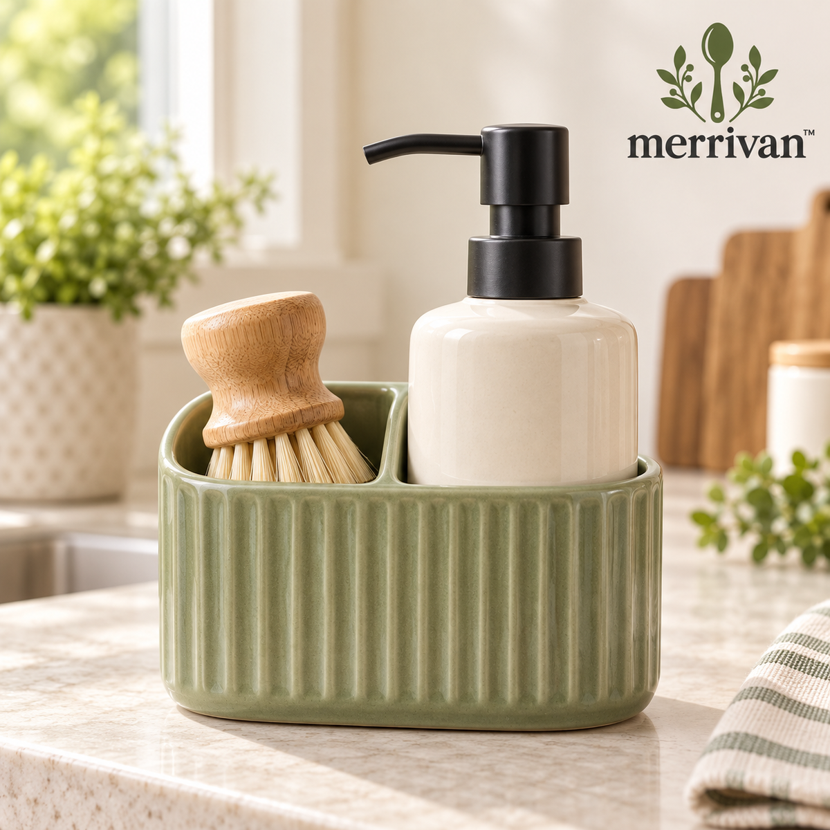 Sage Sink Caddy Set