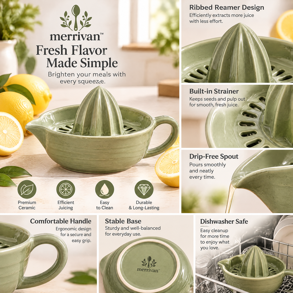 Sage Ceramic Citrus Juicer