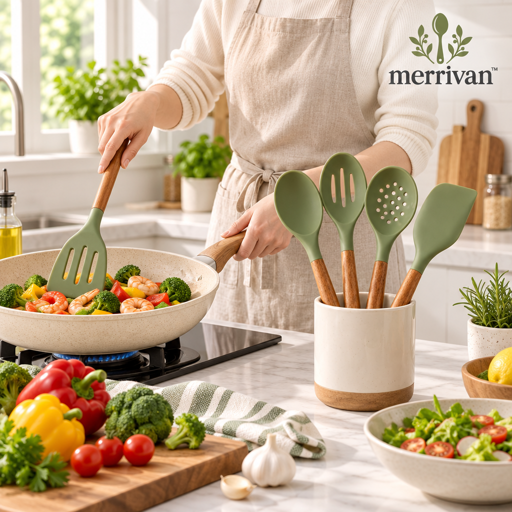 Sage Silicone Utensil Set, 5-Piece