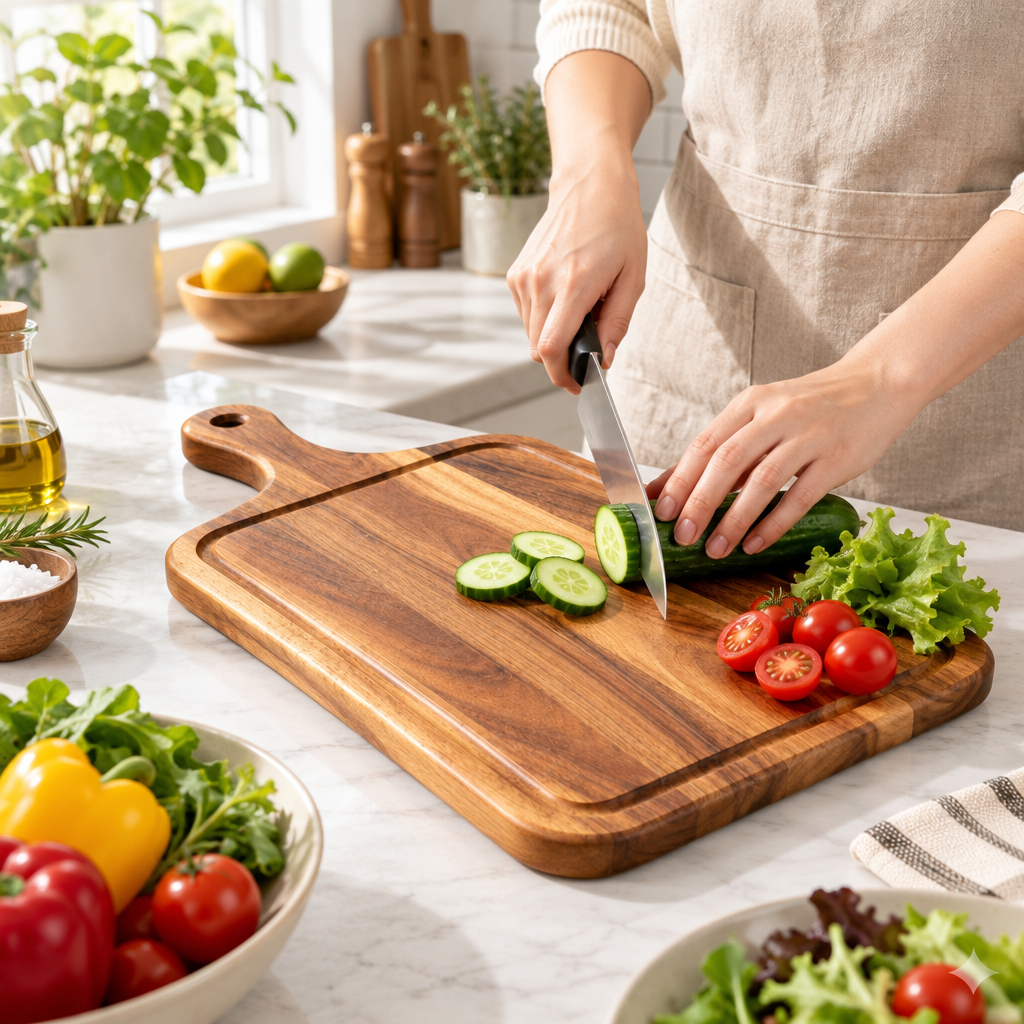Wood Paddle Cutting Board